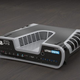 A mock-up of the PlayStation 5 dev-kit, which is not indicative of the final retail design.